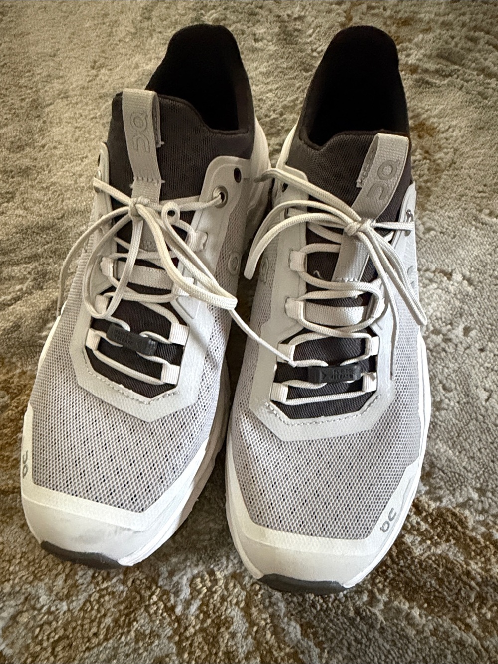 On Running WOMENS Athletic Shoes in White Black/Grey